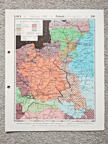 Poland ethnographic 1944 - :,