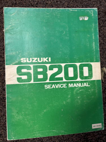 Suzuki sb200 service manual - suzuki,