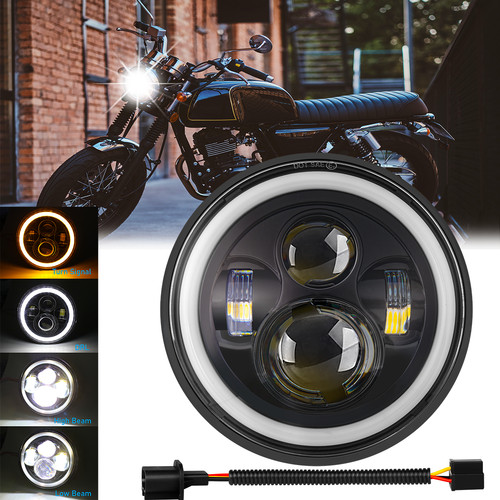 Inch led motorcycle - 7",
