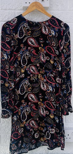 Warehouse black multi paisley - black,
