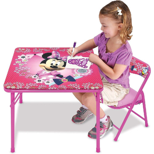 Minnie mouse table chair set - minnie,