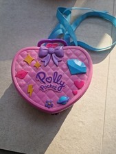 Polly Pocket Miniture Figures Carry Case Fun Fair Theme