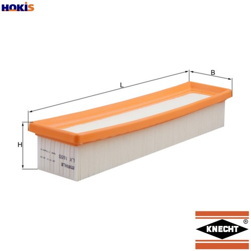 Air filter 1655 for renault - filter, lx