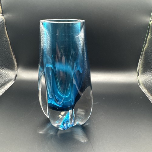 Vintage teal blue - blue, glass