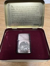 Zippo 60th Anniversary Limited Edition Lighter Complete In Tin, Vintage!