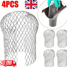 4PCS Metal Mesh Gutter Leaf