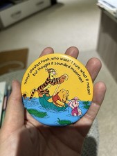 Vintage Winnie The Pooh Round Badge