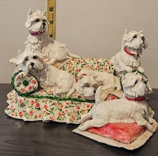 2 EVE PEARCE Westie Porcelain