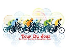 Bicycle racing board game