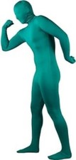 Mens Skinz Green Lycra