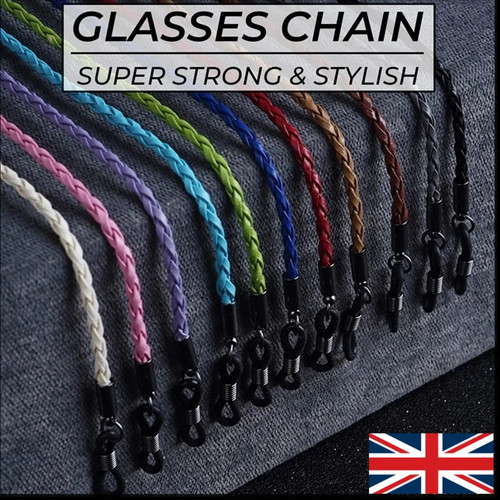Glasses cord leather - glasses,