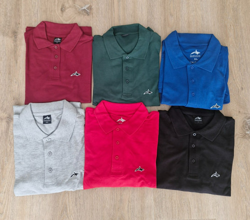 Killer whale long sleeve polo - sleeve,