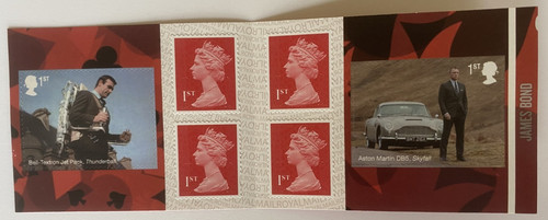 James bond 007 stamps - james,