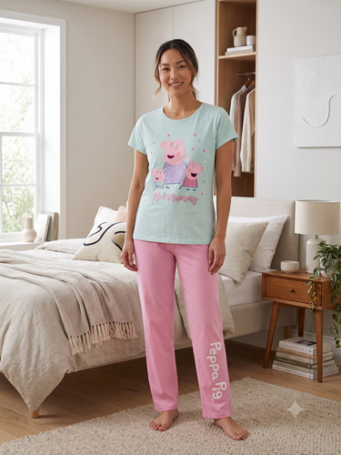 Ladies peppa pig pyjamas size - ladies,