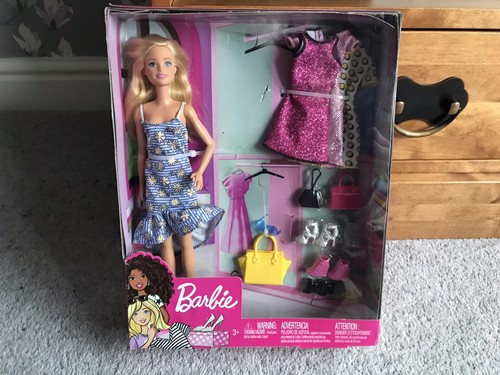 Barbie blonde doll - doll, match
