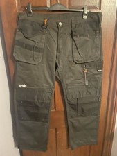 SCRUFFS 3D TRADE TROUSER In Black Size 40R