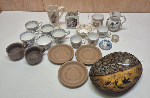 Vintage mixed pottery china - vintage, &