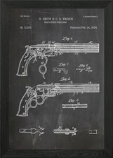 Smith and wesson gun 1854