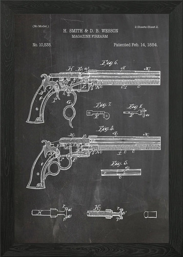 Smith and wesson - gun, 1854