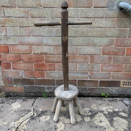 Vintage wooden washing - wooden, dolly