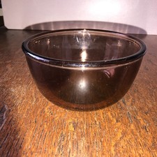 Pyrex Corning (Like Vision) Amber Glass Mixing Bowl 13.8m diameter 7.7cm Height