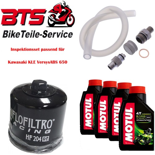 Set oil filter - drain, plug