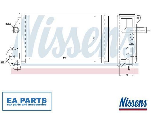 Heat exchanger interior - exchanger,,
