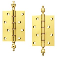 Pair of BRASS FINIAL HINGES
