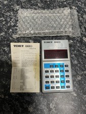 Vintage TEXET 880 Executive LED Calculator/ Working Good Condition + Manual