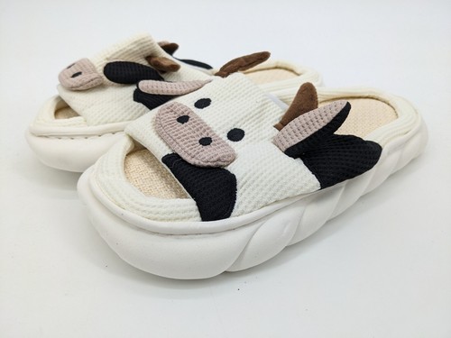 Cartoon cow cotton - cotton, slippers