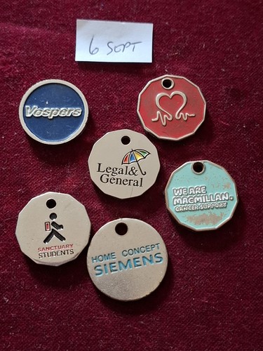 Old trolley tokens lot - old,