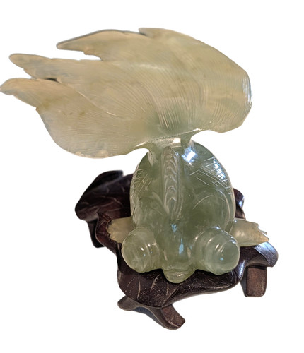 Jade sculpture carved - on,