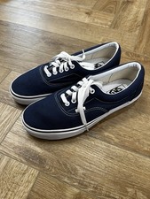 Vans Classic Low Top Skate Trainers UK8 Canvas Rubber Original Navy VN000EWZNVY*