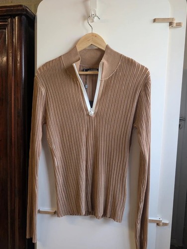 Lindeberg ribbed half zip - ribbed,