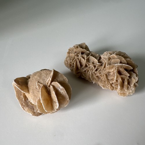 Natural desert rose gypsum - rose, x2