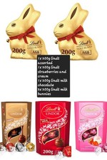 lindt 2x easter bunny's 1x box