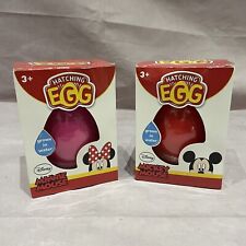 2x Hatching Egg Disney Minnie & Mickey Mouse Grows In Water Rare HTF