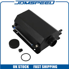 Aluminum Universal 2L Coolant Radiator Overflow Recovery Water Tank Bottle Black