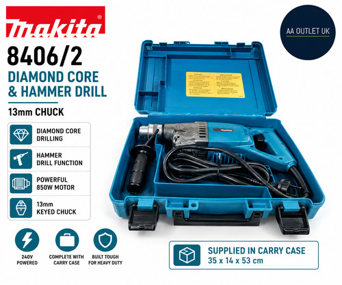 Makita 8406 240v 13mm - makita, 8406/2