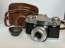 Zeiss Ikon Contaflex Super Camera, & 50mm F 2.8 Tessar Lens, Repairs See Text