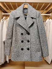 PRINCIPLES PEA COAT UK 10 GREY