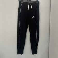 Nike Girls Black Slim Fit Track Suit Bottoms Joggers Size Junior Large