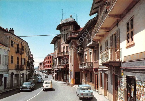 Postcard cossato via - postcard,