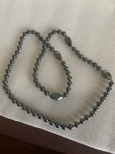 Hematite necklace - hematite,