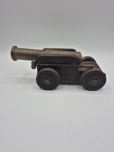 Antique miniature brass - miniature, cannon
