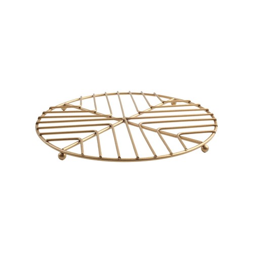 Woodware deco round trivet - woodware,