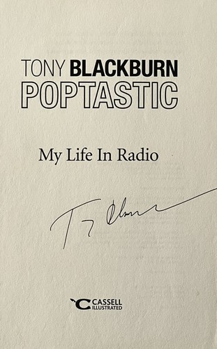 Tony blackburn signed - dj,