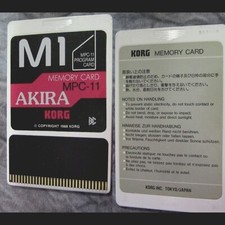 Korg memory card akira - korg,