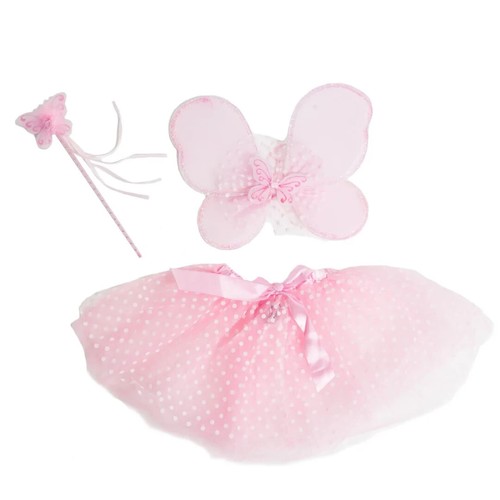 3pcs girls pink - pink, fancy