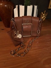 GUESS brown shoulder bag with